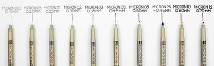 Sakura Pigma Micron Pens - Black