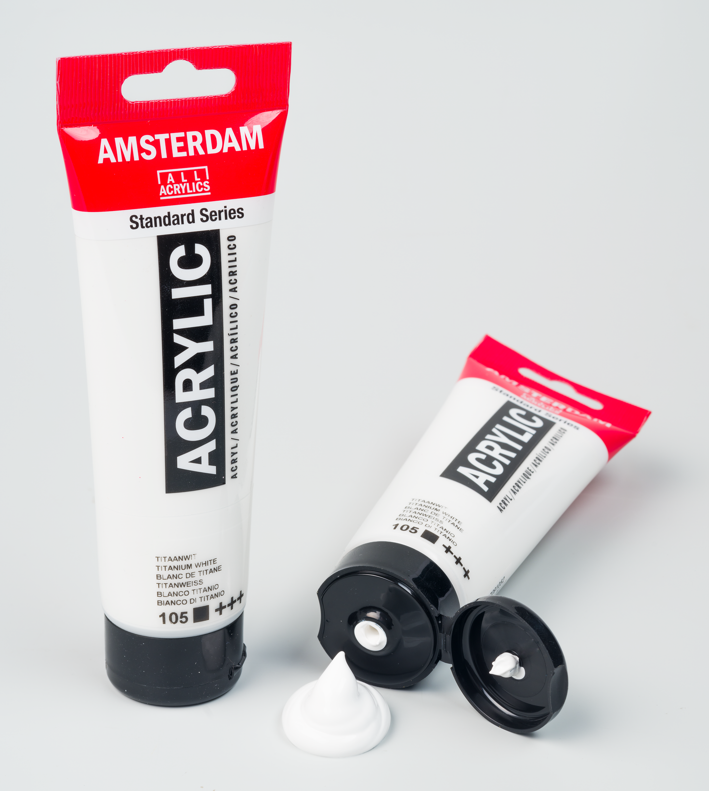 Amsterdam Acrylic Paint Titanium White Duo Pack