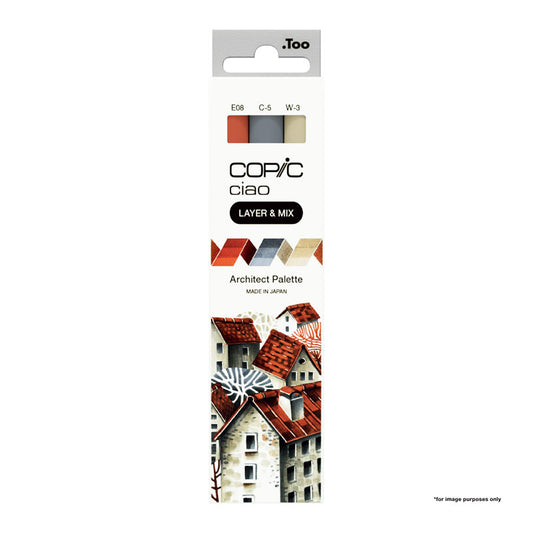 Copic Ciao Layer & Mix Set of 3 - Architect Palette