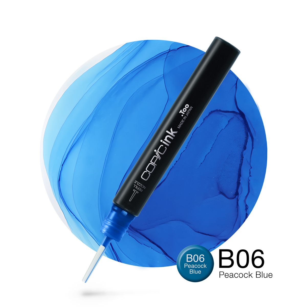 Copic Ink refill 12ml – B06 Peacock Blue