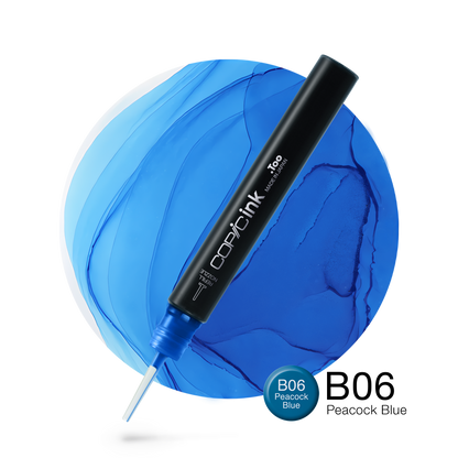 Copic Ink refill 12ml – B06 Peacock Blue