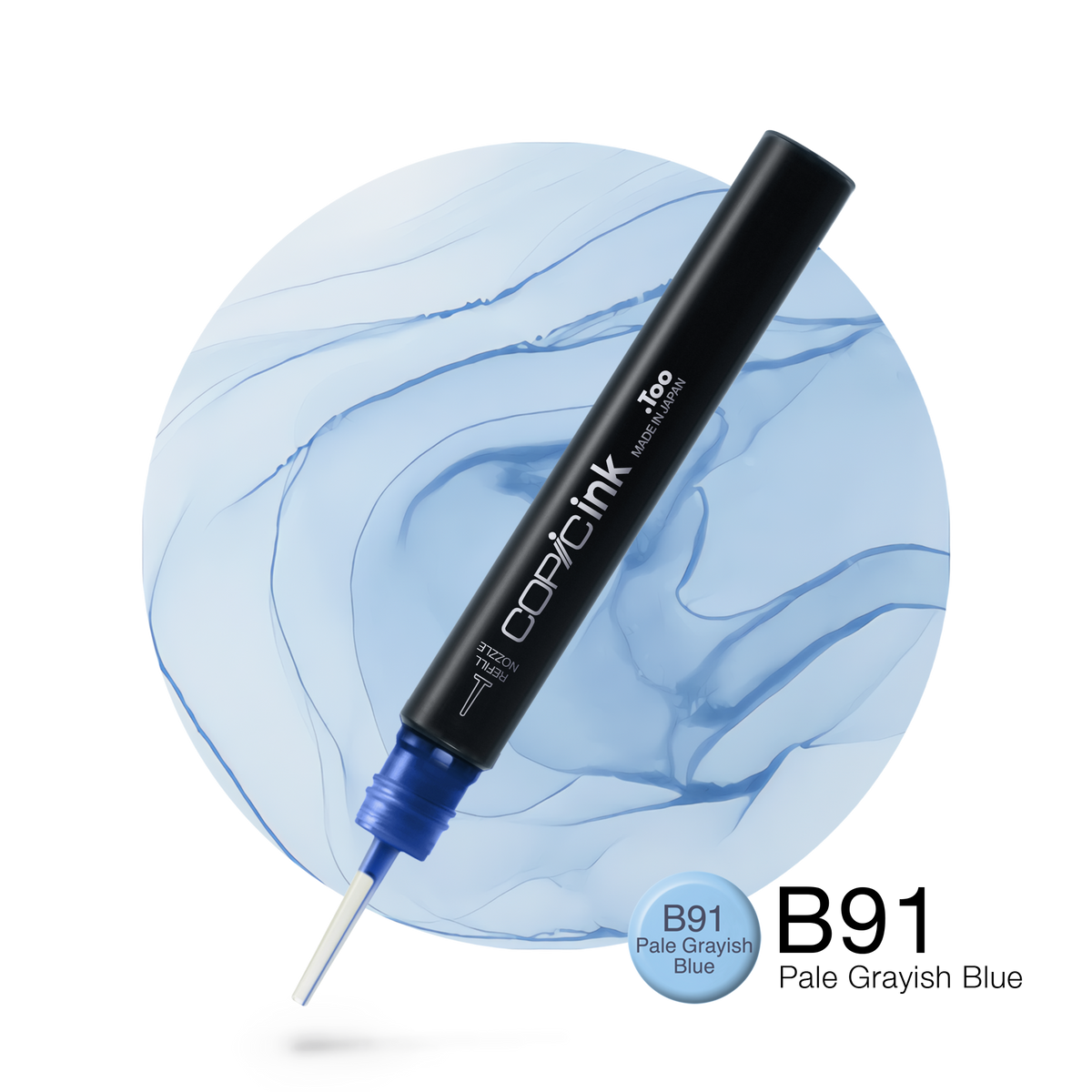 Copic Ink refill 12ml – B91 Pale Grayish Blue