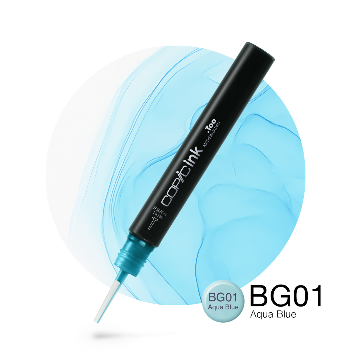 Copic Ink refill 12ml – BG01 Aqua Blue
