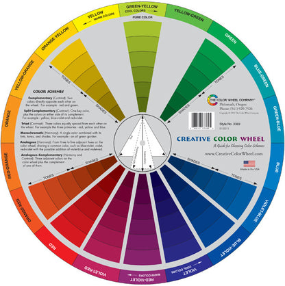 Creative Color Wheel 9.25"D