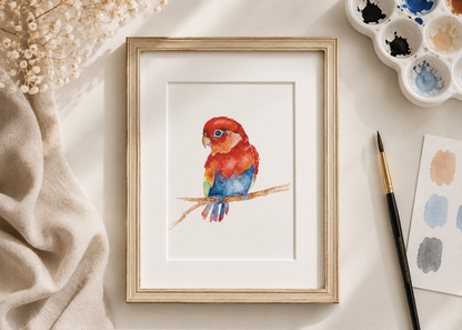Willow Wolfe Watercolor Workbook - Beautiful Birds