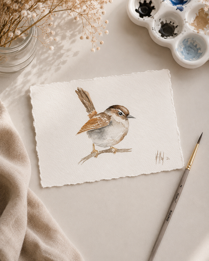 Willow Wolfe Watercolor Workbook - Beautiful Birds