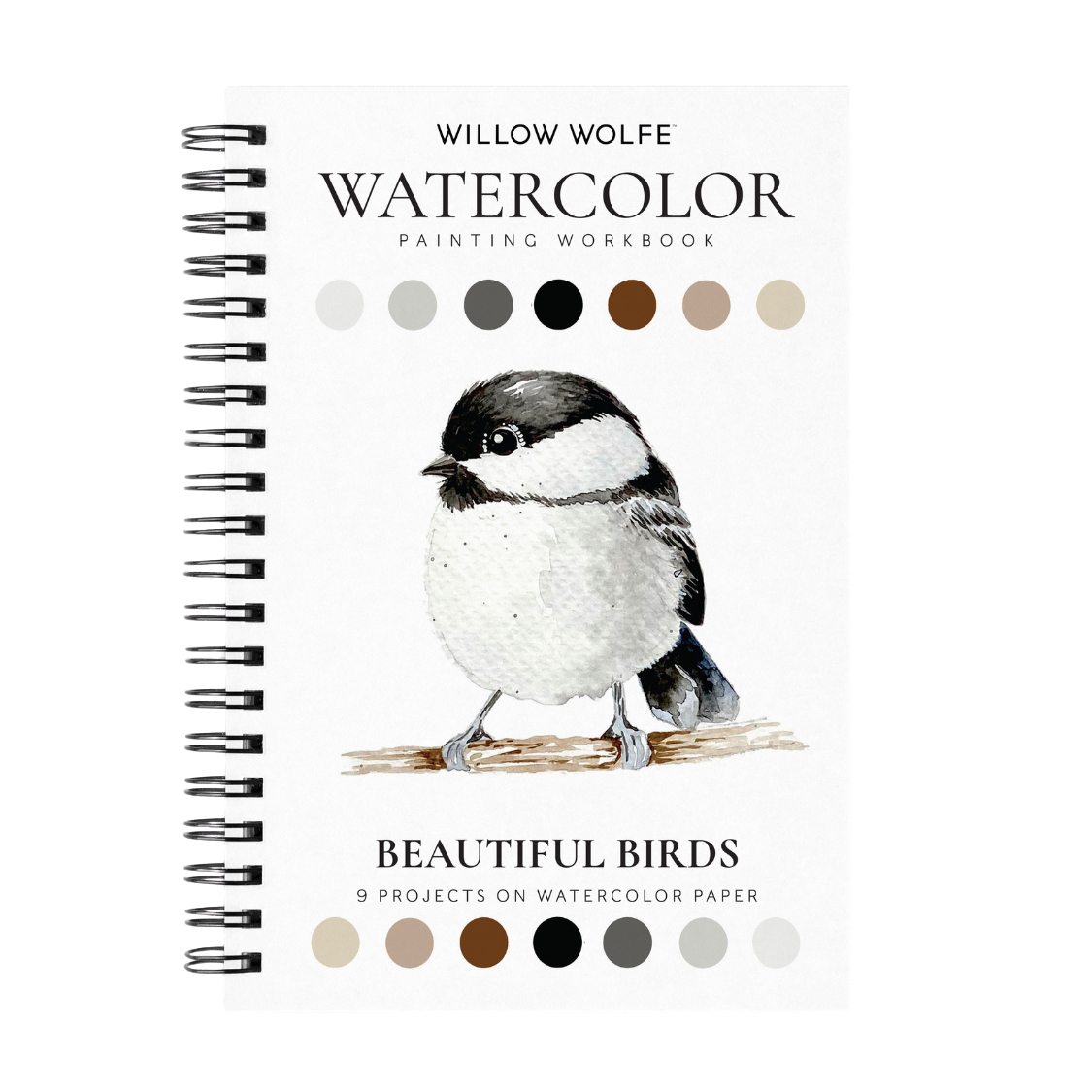 Willow Wolfe Watercolor Workbook - Beautiful Birds