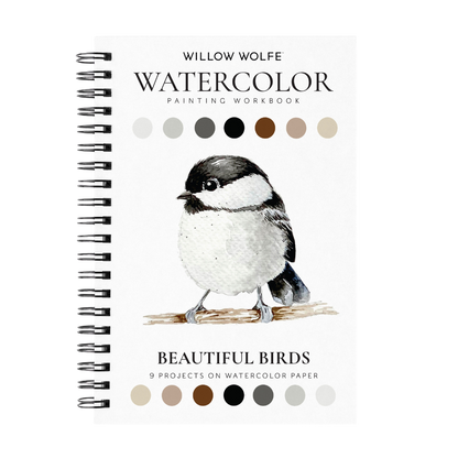 Willow Wolfe Watercolor Workbook - Beautiful Birds