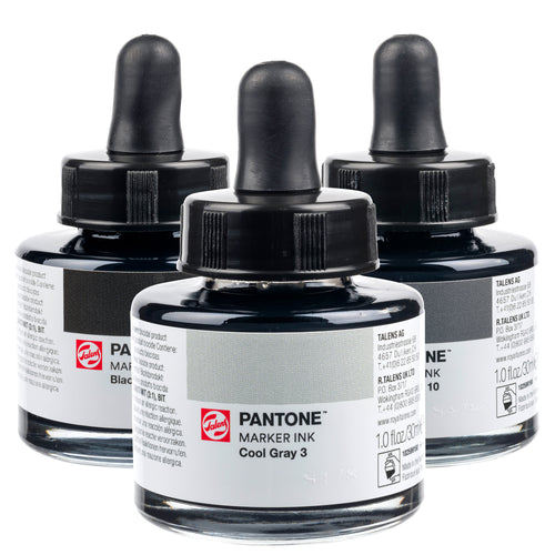 Talens | Pantone Marker Ink Bottles - Black or Grey