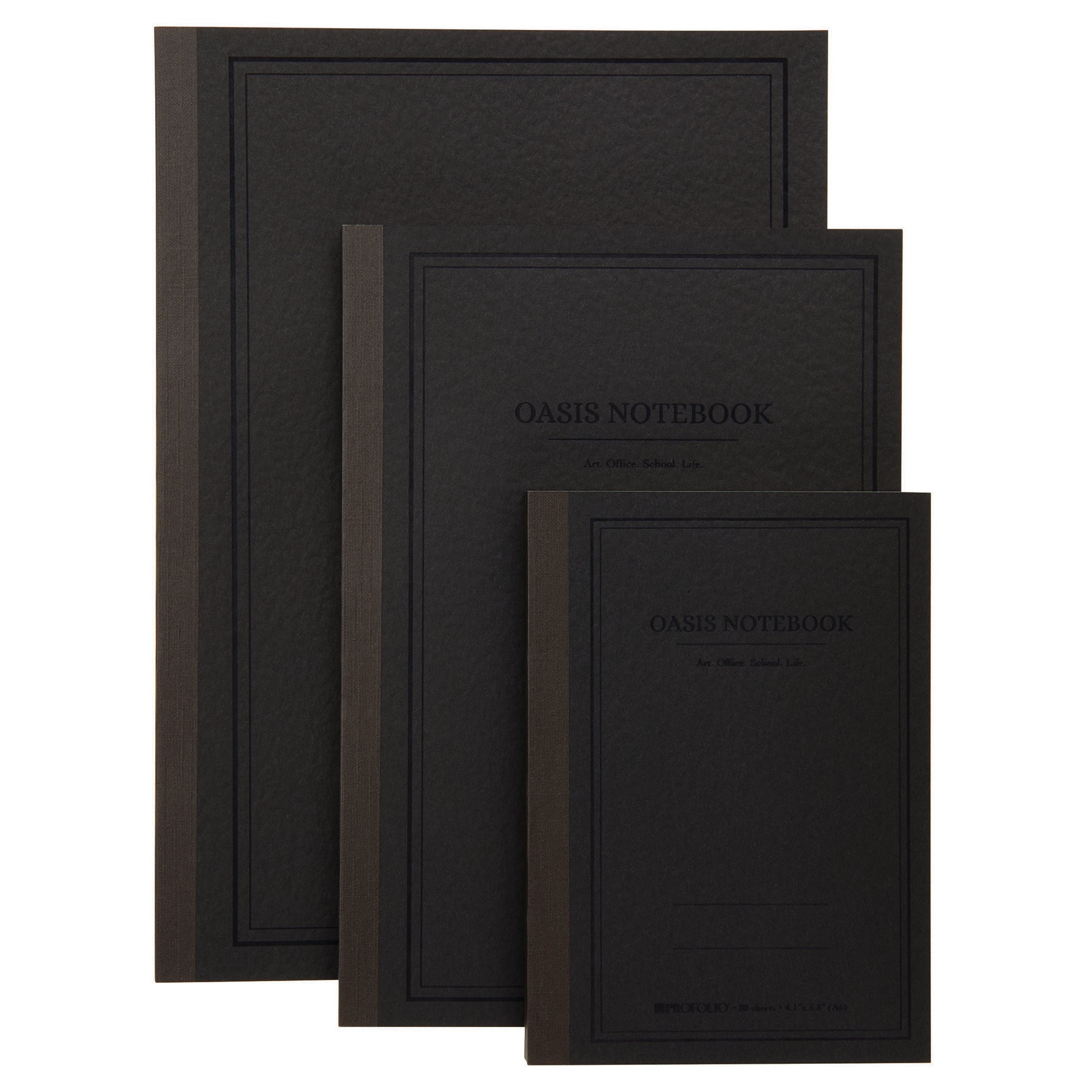 Itoya Profolio Oasis Notebook - Charcoal