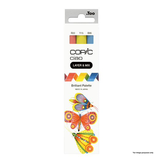 Copic Ciao Layer & Mix Set of 3 - Brilliant Palette