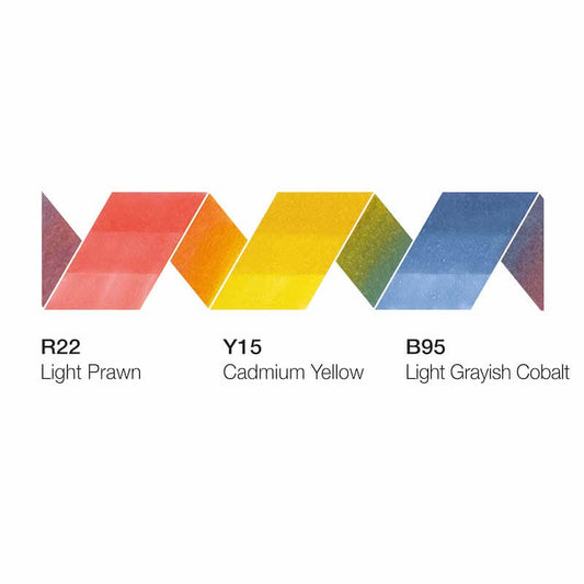 Copic Ciao Layer & Mix Set of 3 - Brilliant Palette