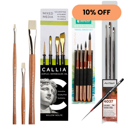 da Vinci COLINEO 4037 Acrylic & Oil Brush Set of 3