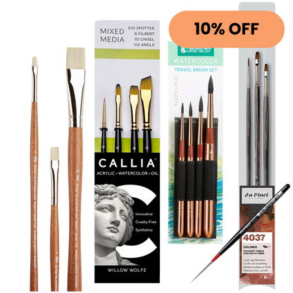 da Vinci COLINEO 4037 Acrylic & Oil Brush Set of 3