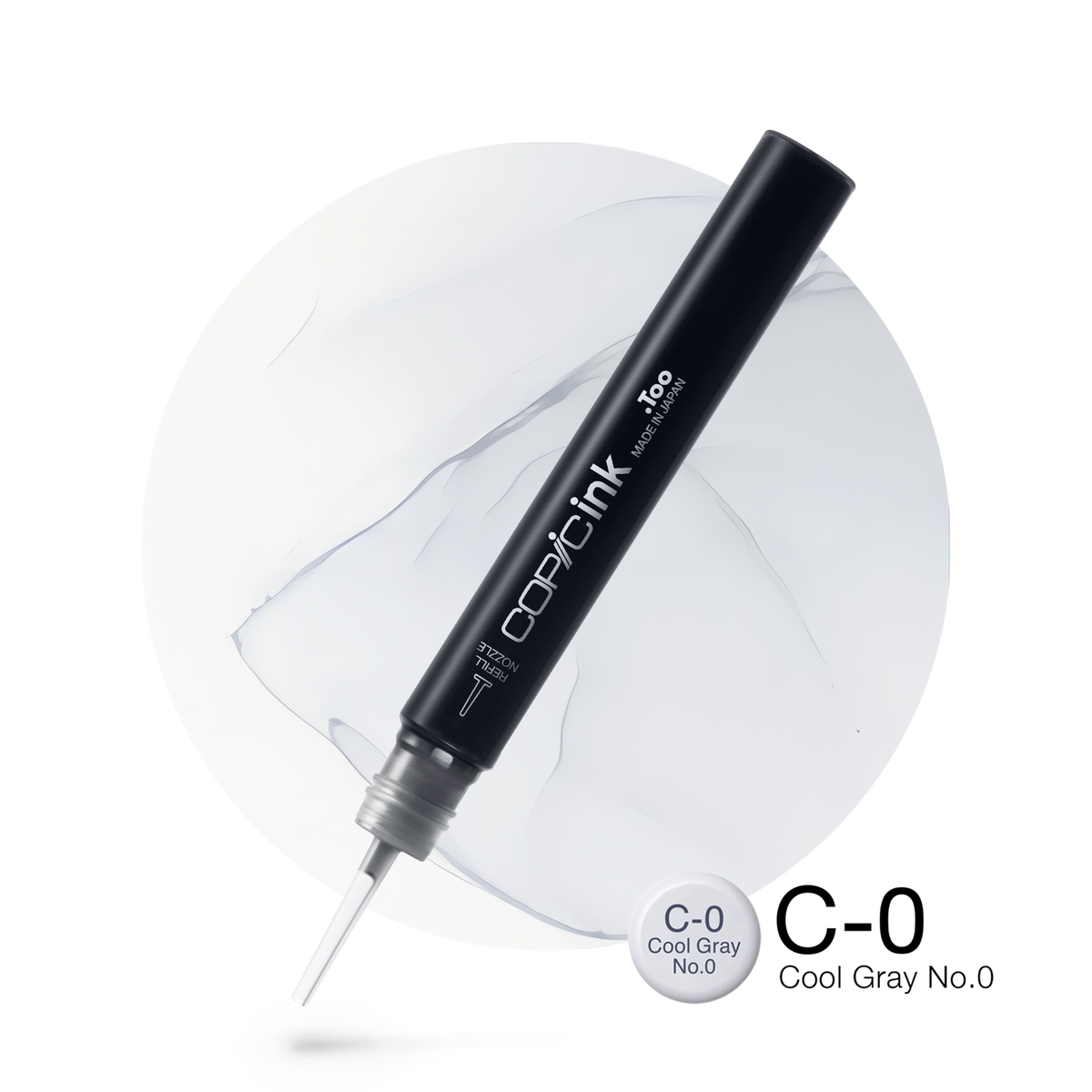 Copic Ink refill 12ml – C0 Cool Gray #0