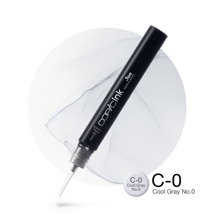 Copic Ink refill 12ml – C0 Cool Gray #0