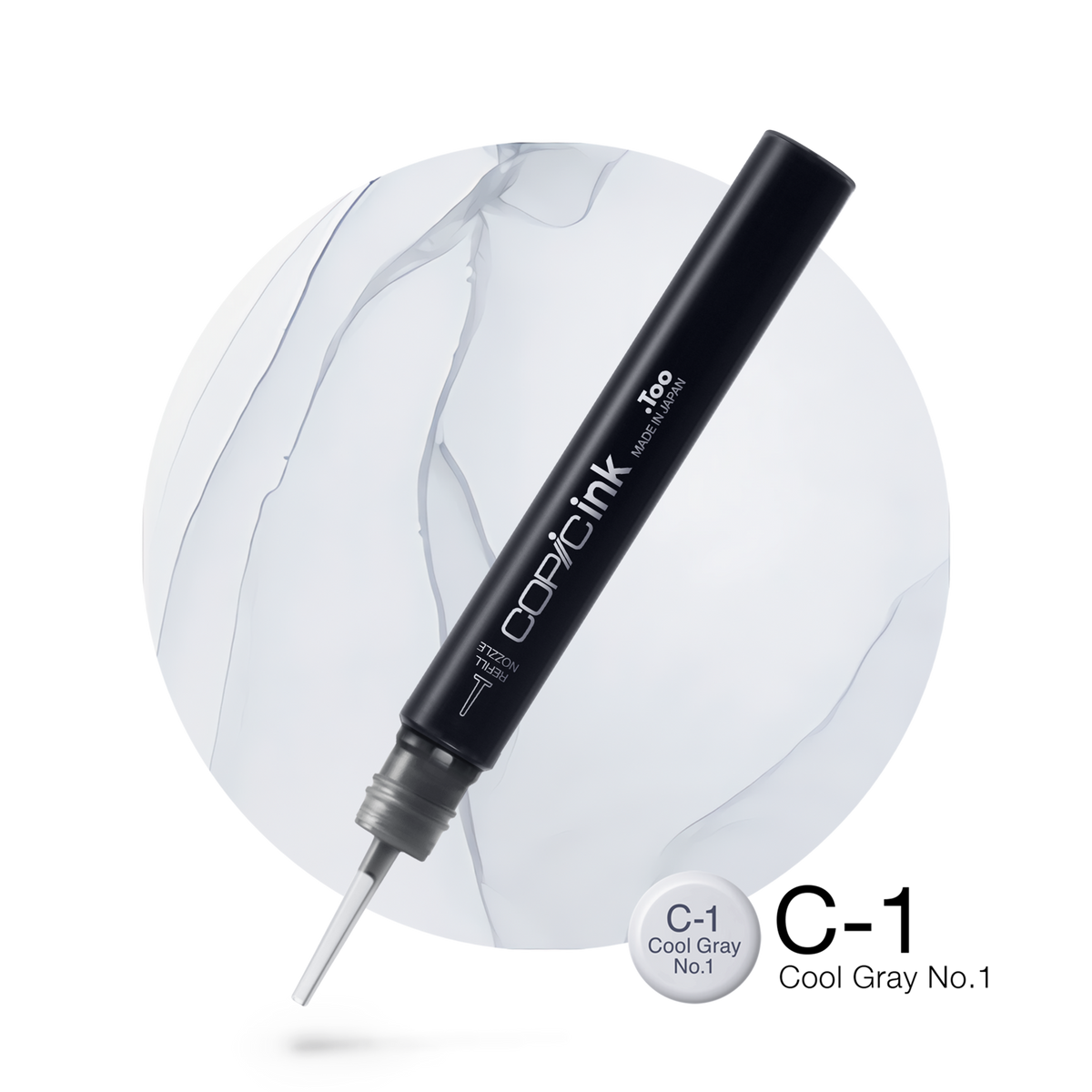 Copic Ink refill 12ml – C1 Cool Gray #1