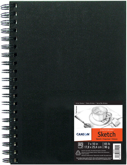 Canson Hardcover Universal Sketchbook - Wirebound