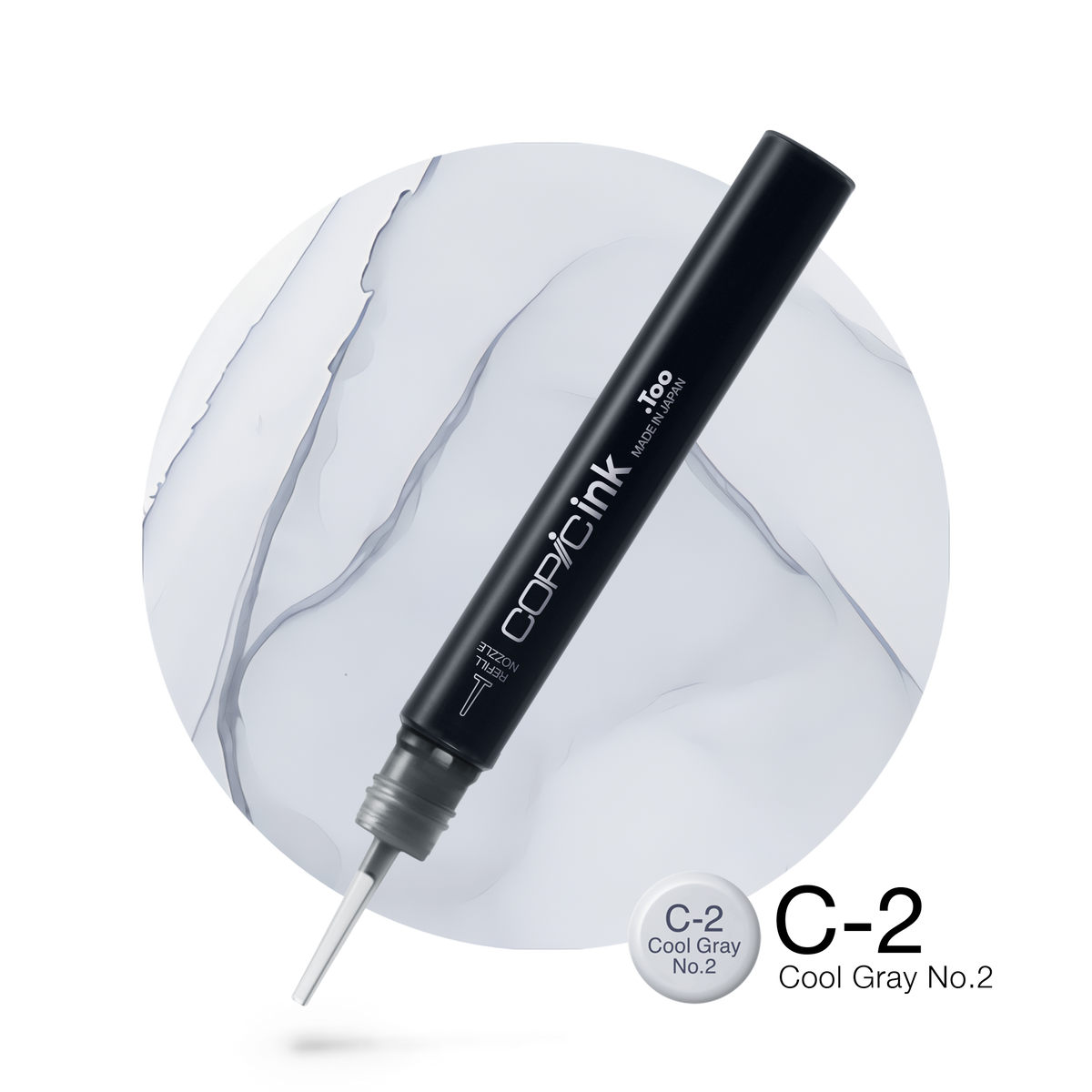 Copic Ink refill 12ml – C2 Cool Gray #2