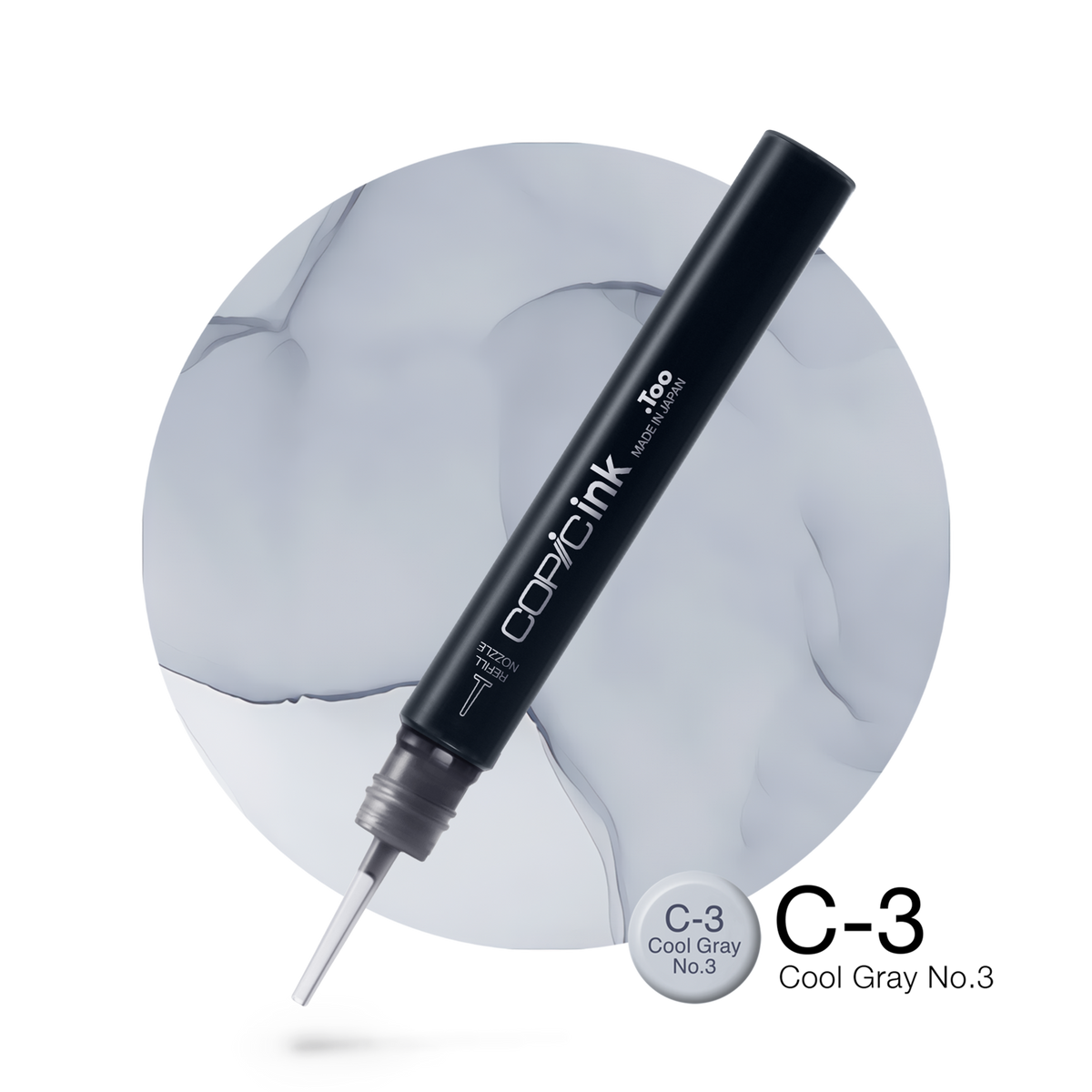 Copic Ink refill 12ml – C3 Cool Gray #3