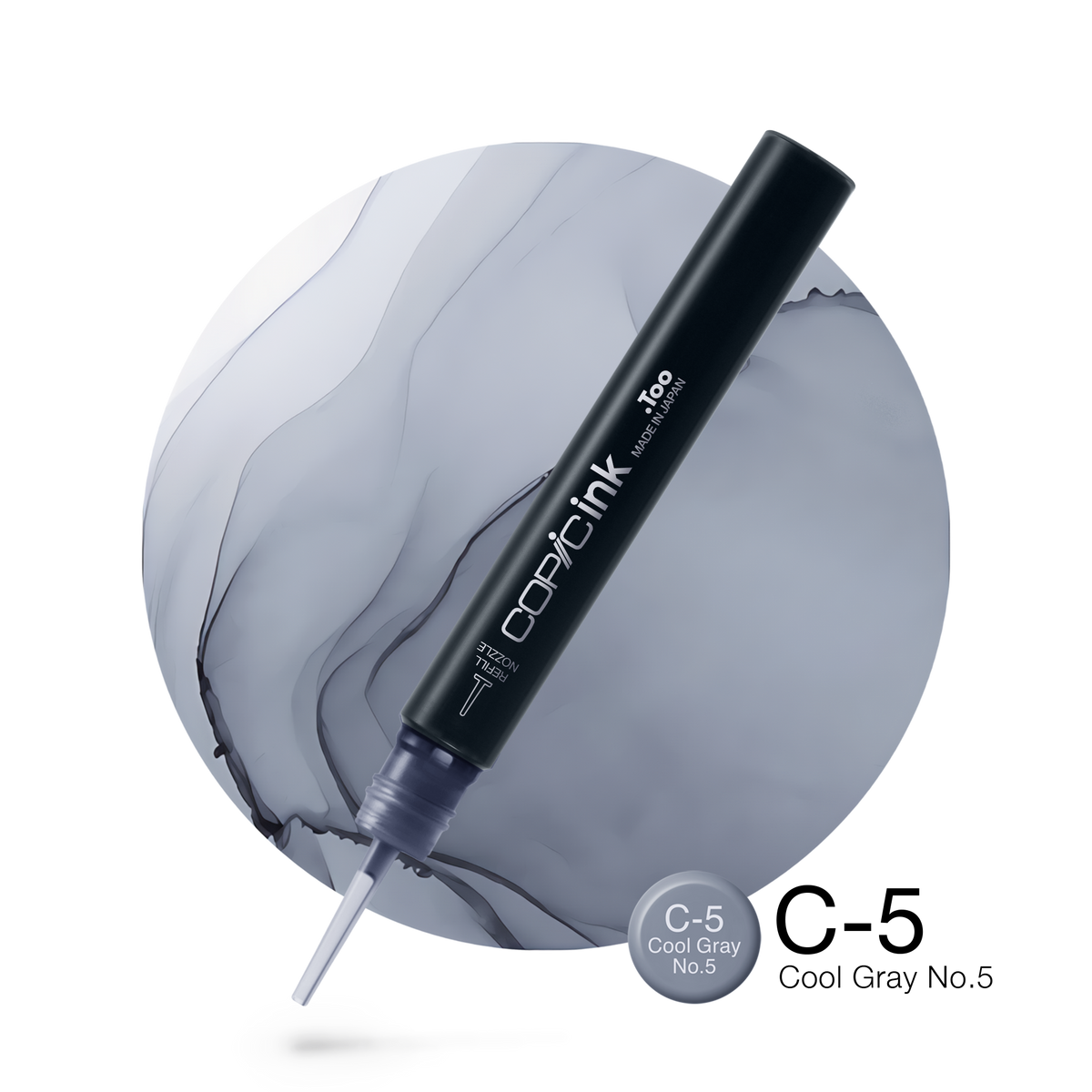 Copic Ink refill 12ml – C5 Cool Gray #5