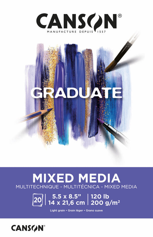 Canson Graduate Mixed Media Pad 5.5"x8.5"