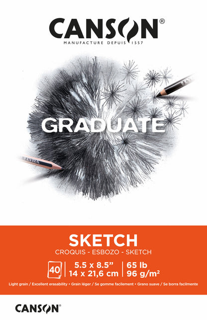 Canson Graduate Sketch Pad 5.5"x8.5"
