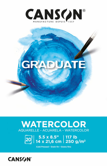 Canson Graduate Watercolour Pad 5.5"x8.5"