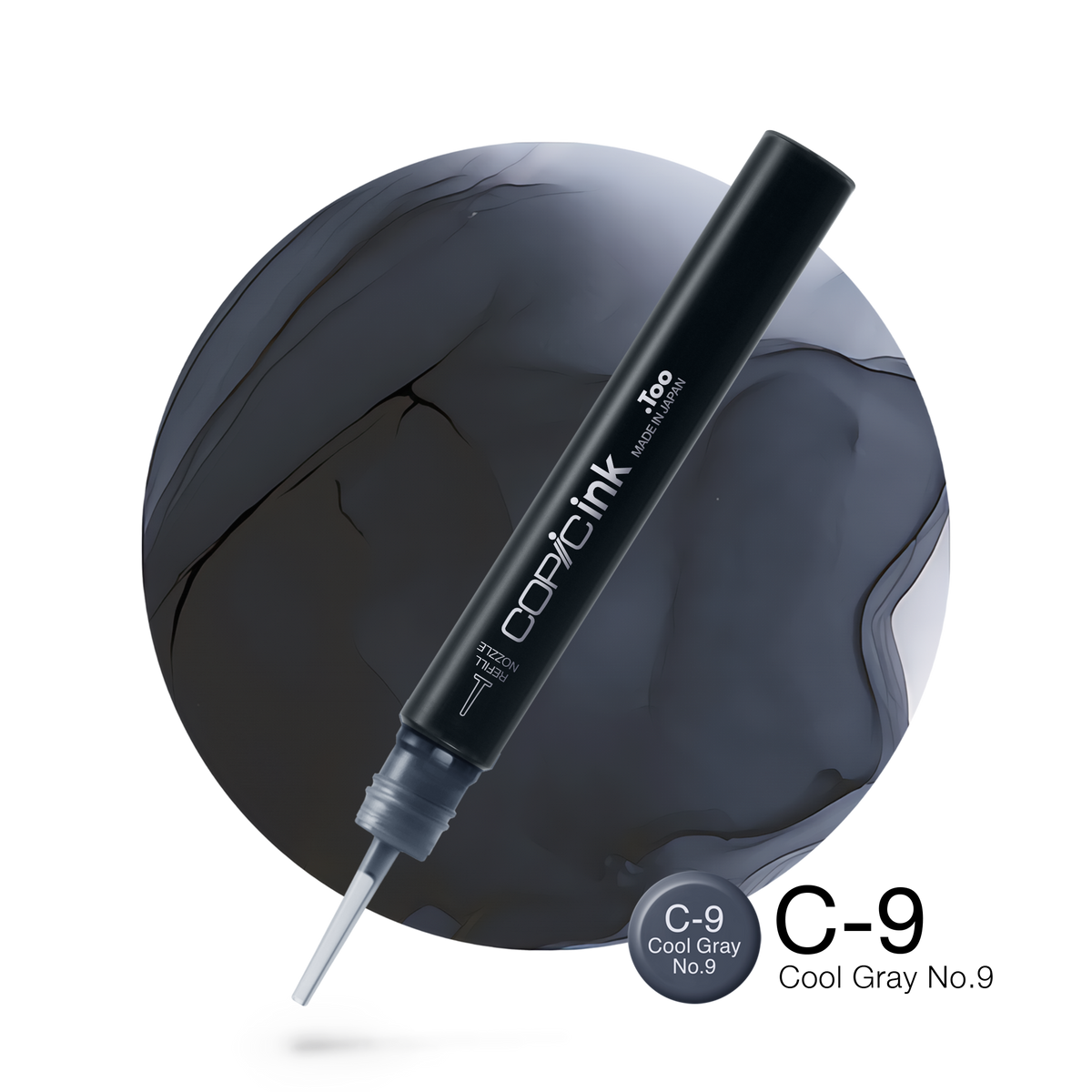 Copic Ink refill 12ml – C9 Cool Gray #9