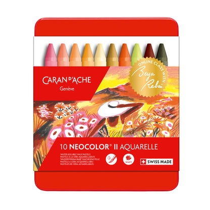 Caran d'Ache Neocolor II - Beya Rebai Warm Set of 10 - Discontinued