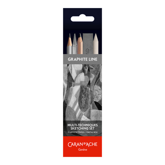 Caran d'Ache Multi-Techniques Sketching Set of 11