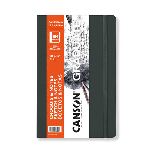 Canson Graduate Sketch & Notes Book - Softcover 5.5" x 8.5"