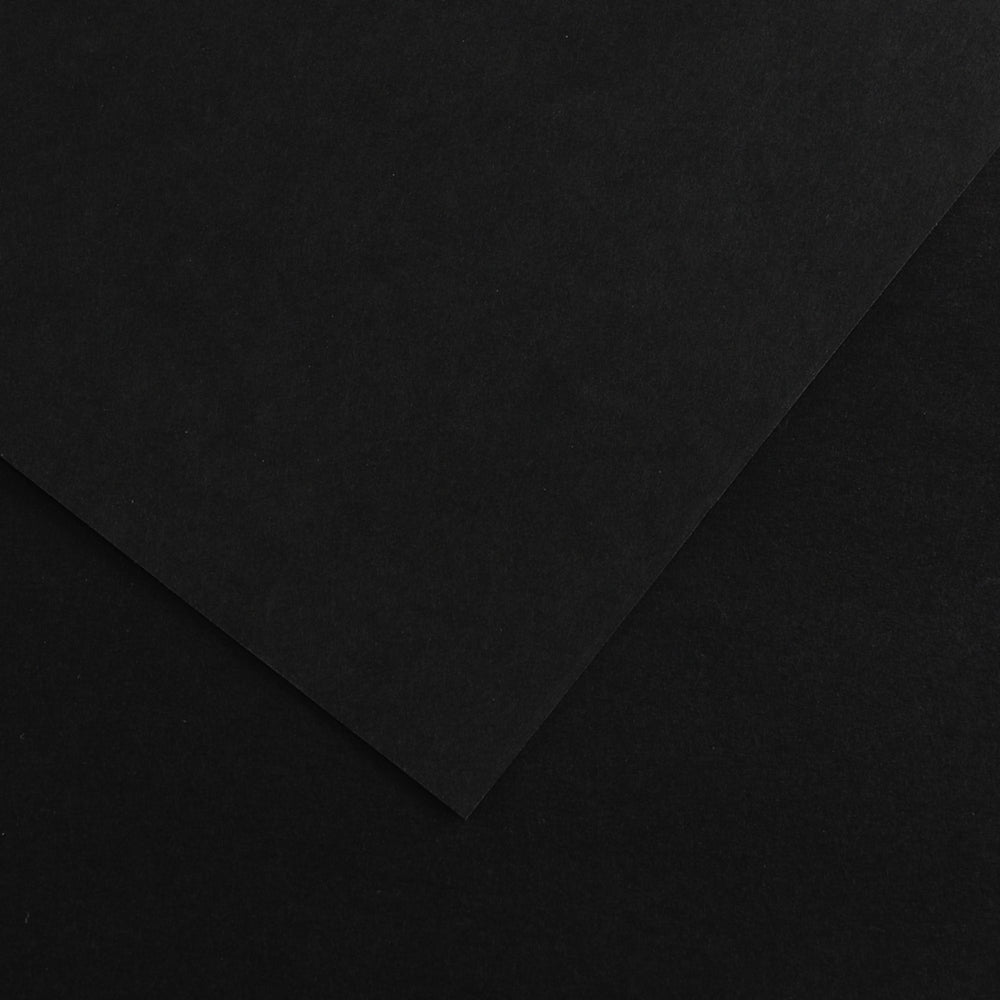 Canson 150gsm Colorline Paper Sheet 19" x 25" Ebony Black