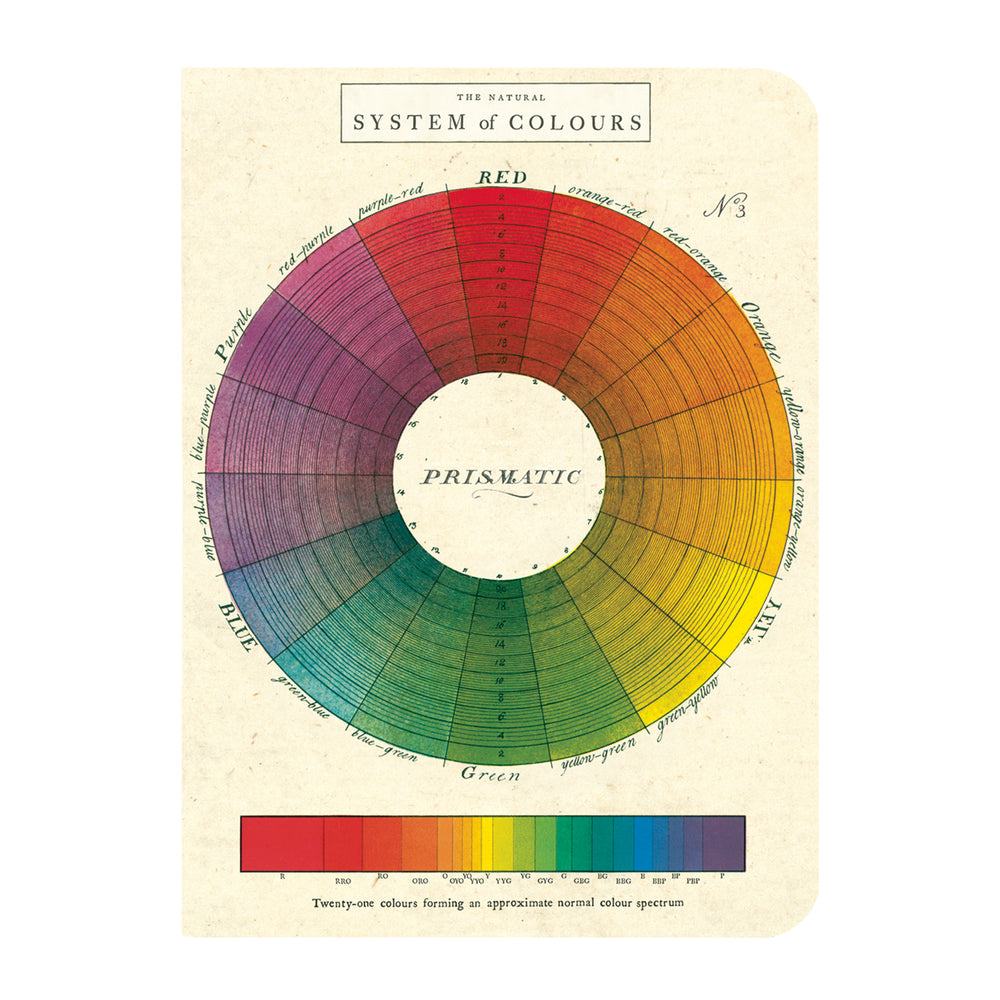 Cavallini Large Notebook - Color Wheel