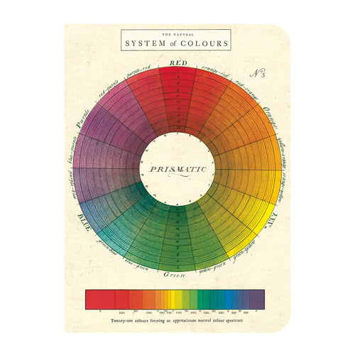 Cavallini Large Notebook - Color Wheel