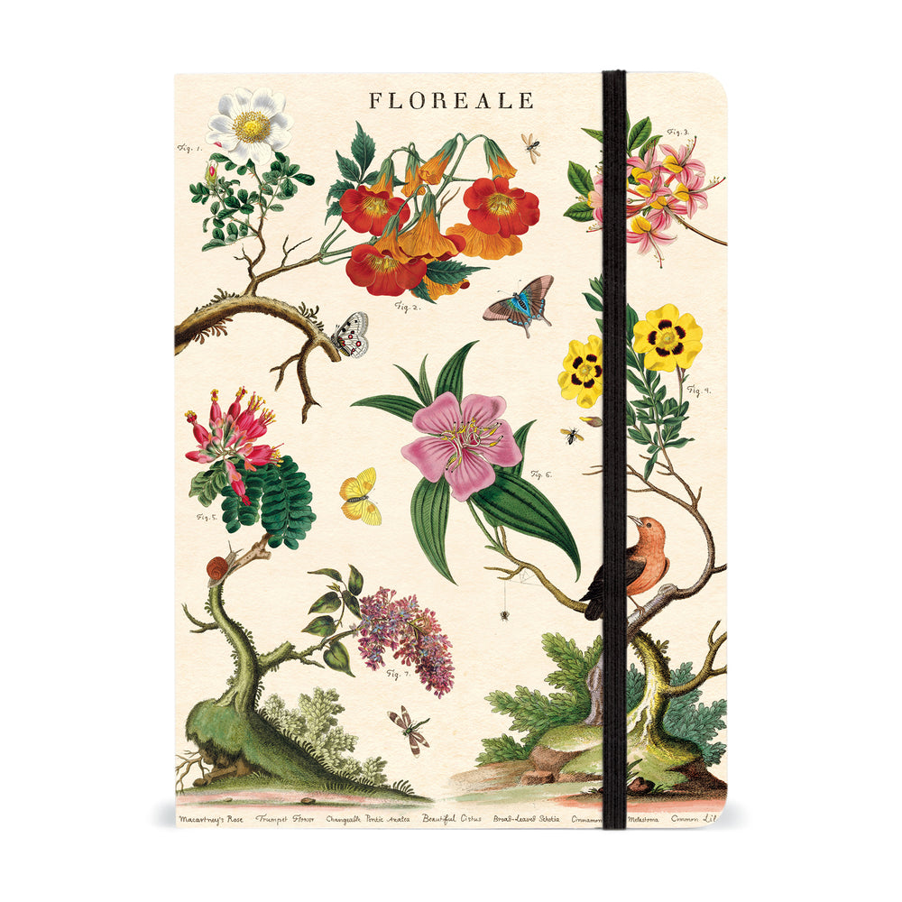 Cavallini Large Notebook - Floreale