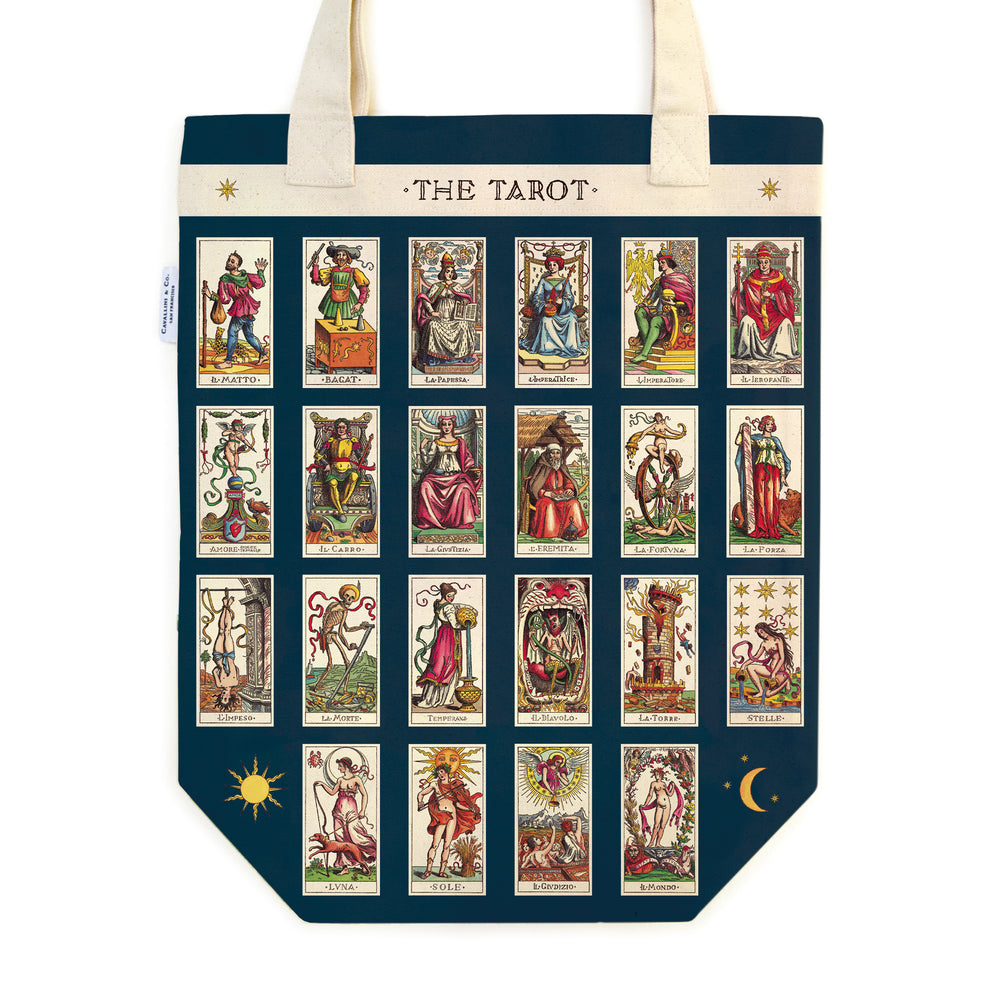 Cavallini Vintage Inspired Tote Bag - Tarot