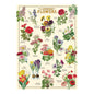 Cavallini Wrap Sheet 20" x 28" - Language of Flowers