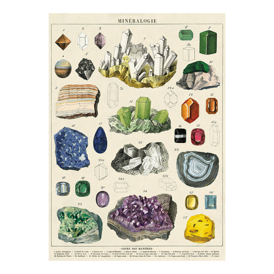 Cavallini Wrap Sheet 20" x 28" - Mineralogie