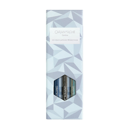 Caran d'Ache Alpine Frost Scented Graphite Pencil Set of 3