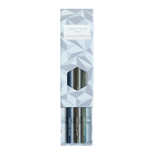Caran d'Ache Alpine Frost Scented Graphite Pencil Set of 3