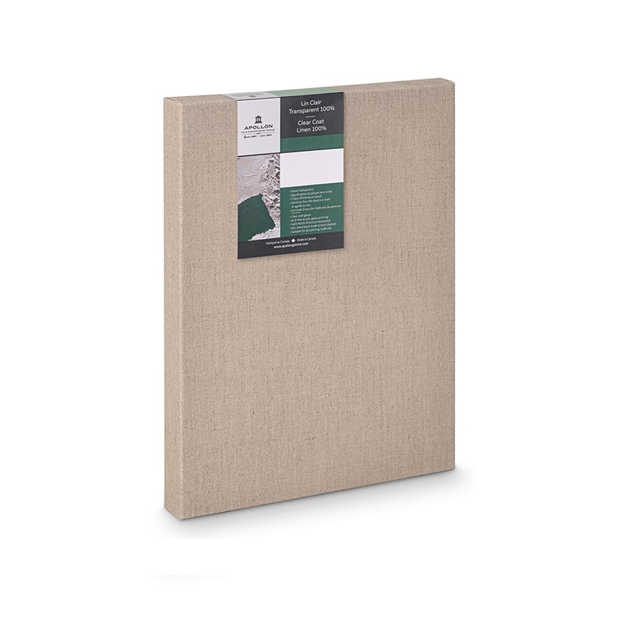 Apollon Gotrick Stretched Clear Primed Linen Canvas - Deep (24