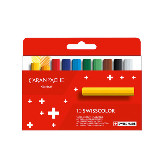 Swisscolor Permanent Half Stick Pastel Set of 10