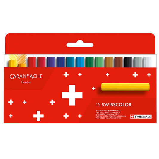 Swisscolor Permanent Half Stick Pastel Set of 15