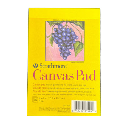 Strathmore 300 Series Canvas Pad 4" x 6"