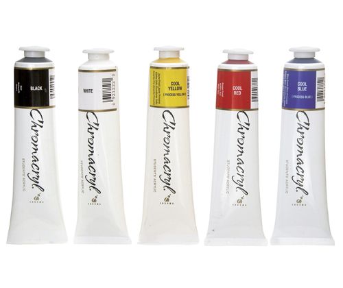 Chromacryl Students' Acrylics Set Set of 5