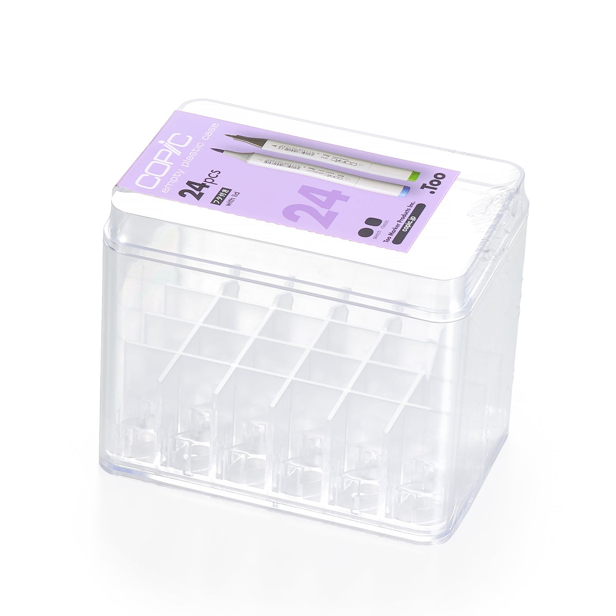 COPIC Marker Empty Plastic 24-Marker Case