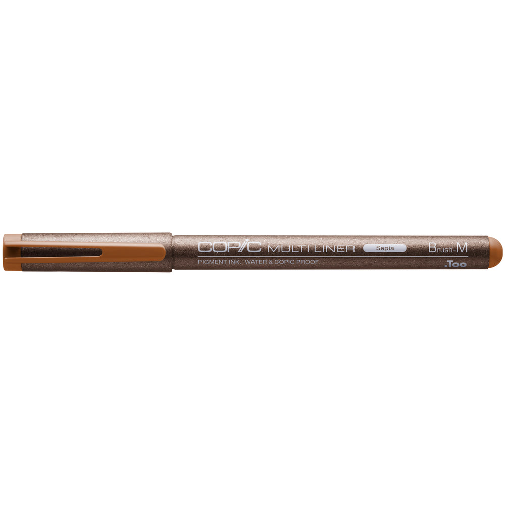 COPIC Multiliner Brush Pens - Sepia