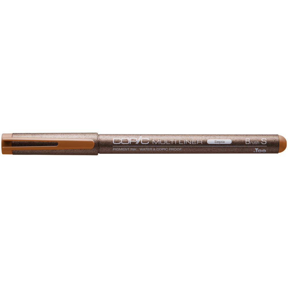 COPIC Multiliner Brush Pens - Sepia