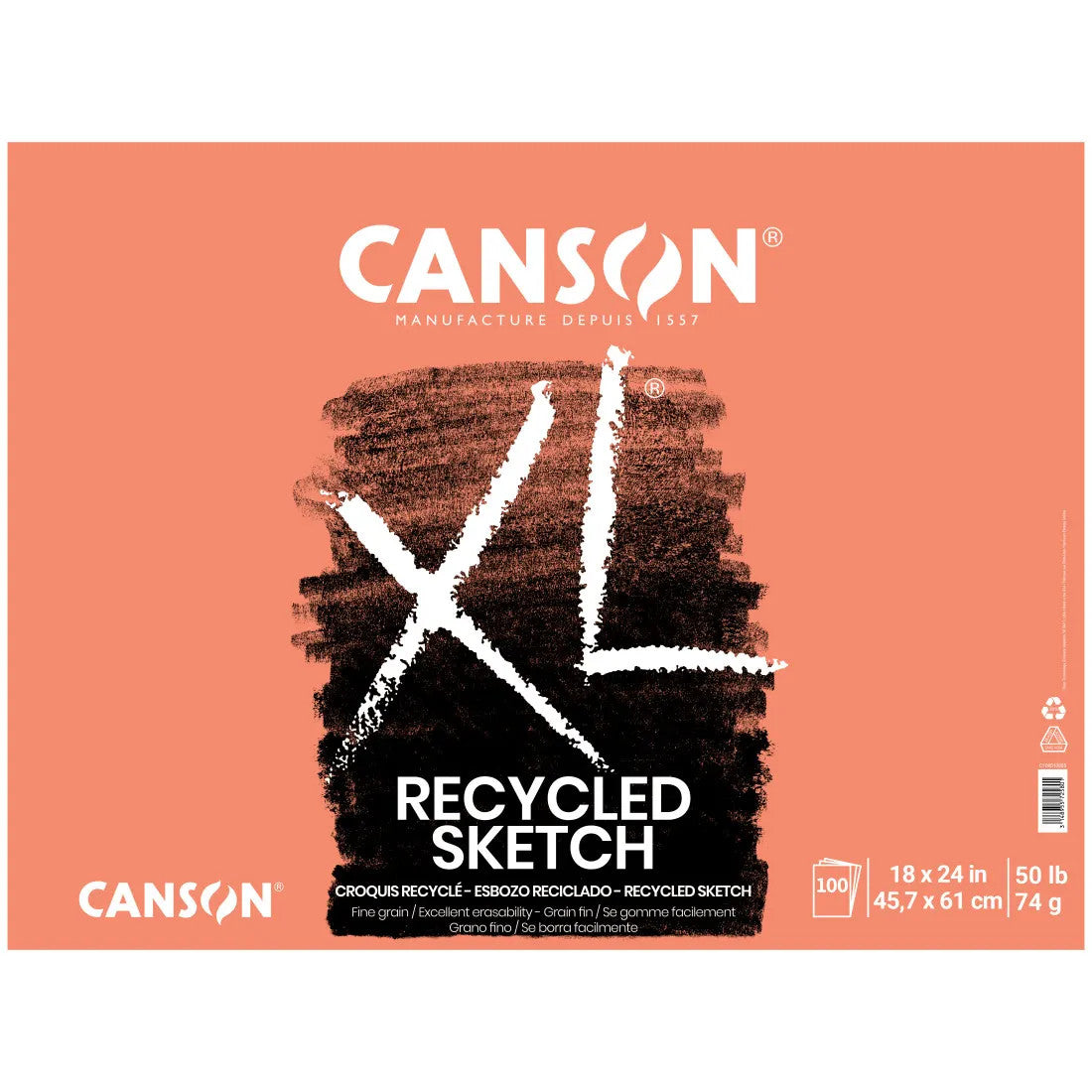 Canson XL Recycled Sketch Pads - 18" x 24"